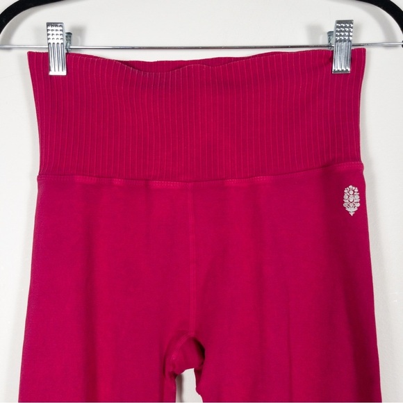 Free People Movement Pink High-Rise 7/8 Length Good Karma Leggings - Picture 7 of 13